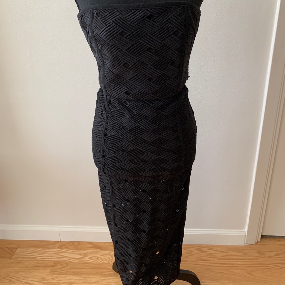 Sexy knit form fitting dress.